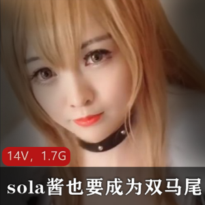 TSsola酱双马尾合集：85套作品，14个视频，总大小1.7G，精致美颜cosplay二次元收藏